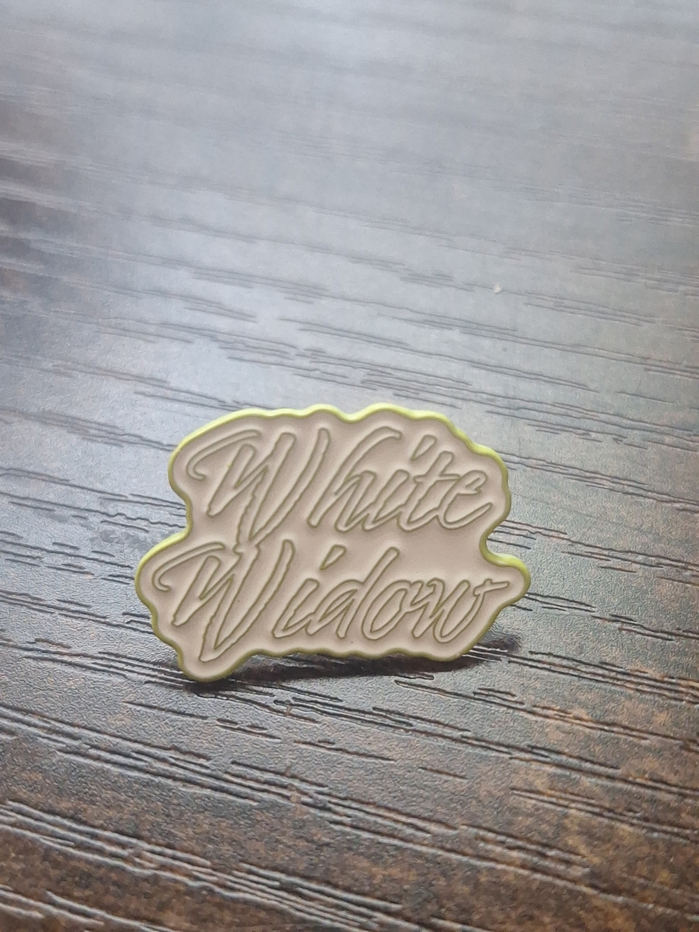 White Widow Enamel Pin - Brand New in Bag Gelato Metal Enamel Collectible